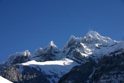 Art Boutique Hotel Beau-Sejour - Blick zu den Dents du Midi