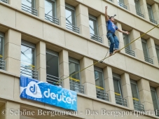 Jan Galek beim Highlinen #2