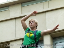 Faith Dickey beim Highlinen #3