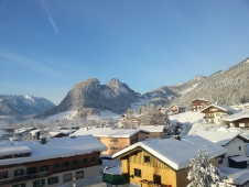Gaestehaus Rottenspacher - Ausblick zum Staffen im Winter