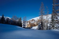 Lagacio Hotel Mountain Residence - Aussenansicht im Winter