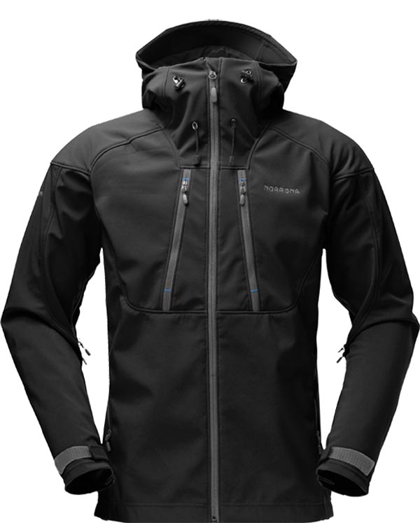 Norroena Trollveggen Flex 3 Jacket Men - Caviar