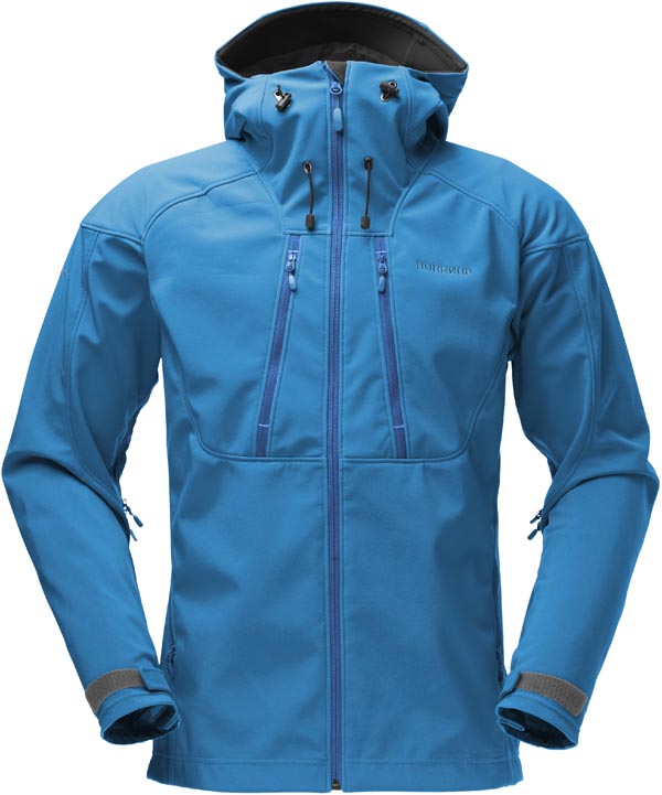 Norroena Trollveggen Flex 3 Jacket Men - Waterfall Blue