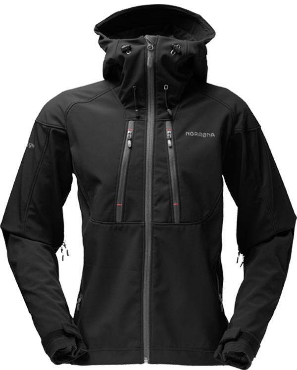 Norroena Trollveggen Flex 3 Jacket Women - Caviar