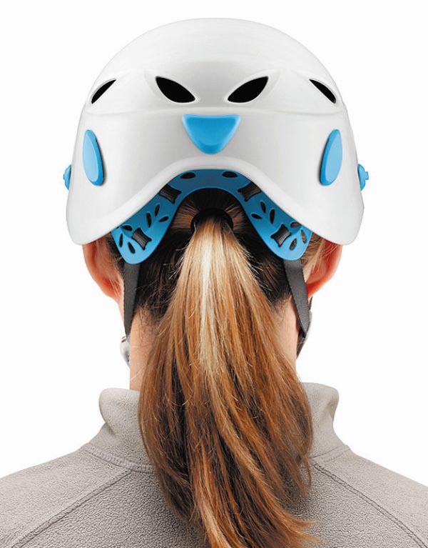 Petzl Helm Elia von hinten - weiß