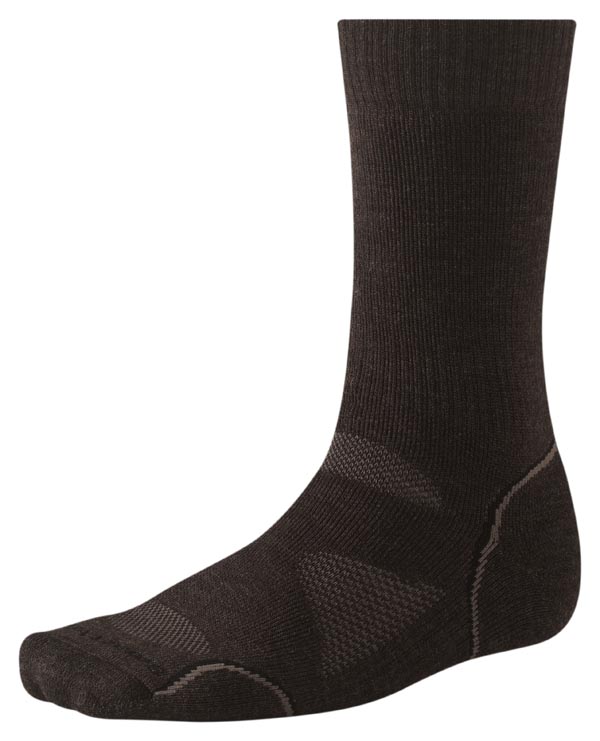 Smartwool PhD Outdoor Medium Crew - Chestnut Black
