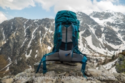 Thule Versant 70L Trekkingrucksack - Rueckenansicht