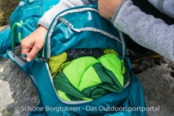 Thule Versant 70L Trekkingrucksack - Zugriff auf Hauptfach