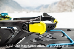 Tubbs Flex VRT XL - Verschluss des Fersenriemensystem