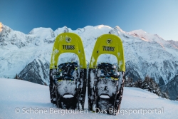 Tubbs Flex VRT XL - Blick zum Mont Blanc