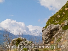 Aussicht beim Abstieg
