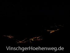 Vinschgauer Tal bei Nacht