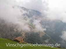 Rueckblick nach St. Martin im Kofel