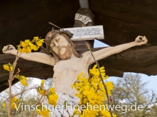 INRI Statue oberhalb von Schluderns