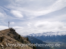 Das Gipfelkreuz der Spitzige Lun