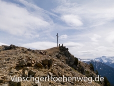 Das Gipfelkreuz der Spitzige Lun