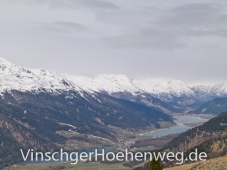 Blick zum Reschenpass
