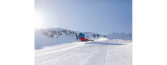 Skigebiet Kitzbuehel - Frisch praeparierte Piste