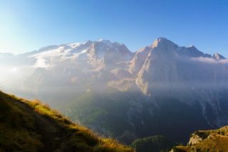 Dolomiten - Blick zur Marmolata
