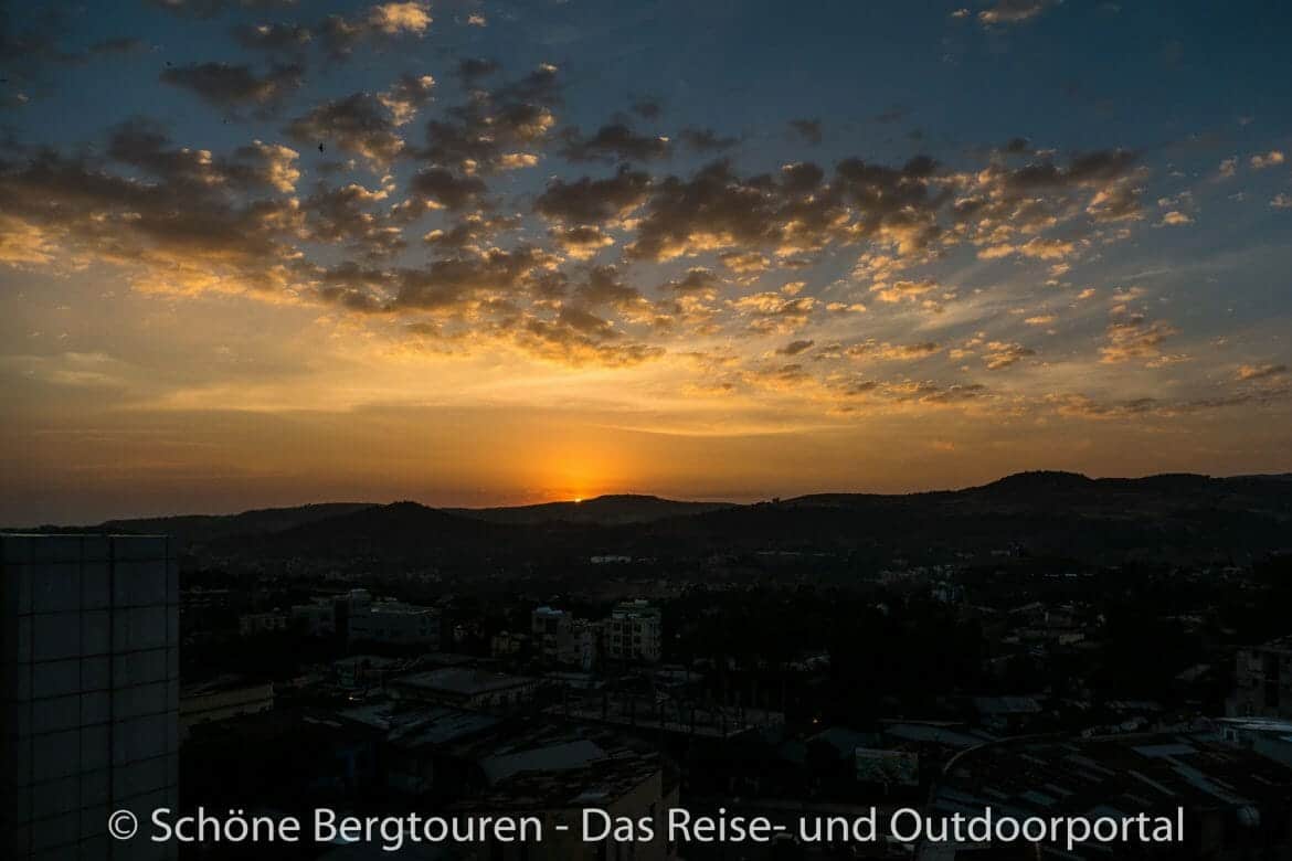 Äthiopien - Sonnenuntergang über Gondar