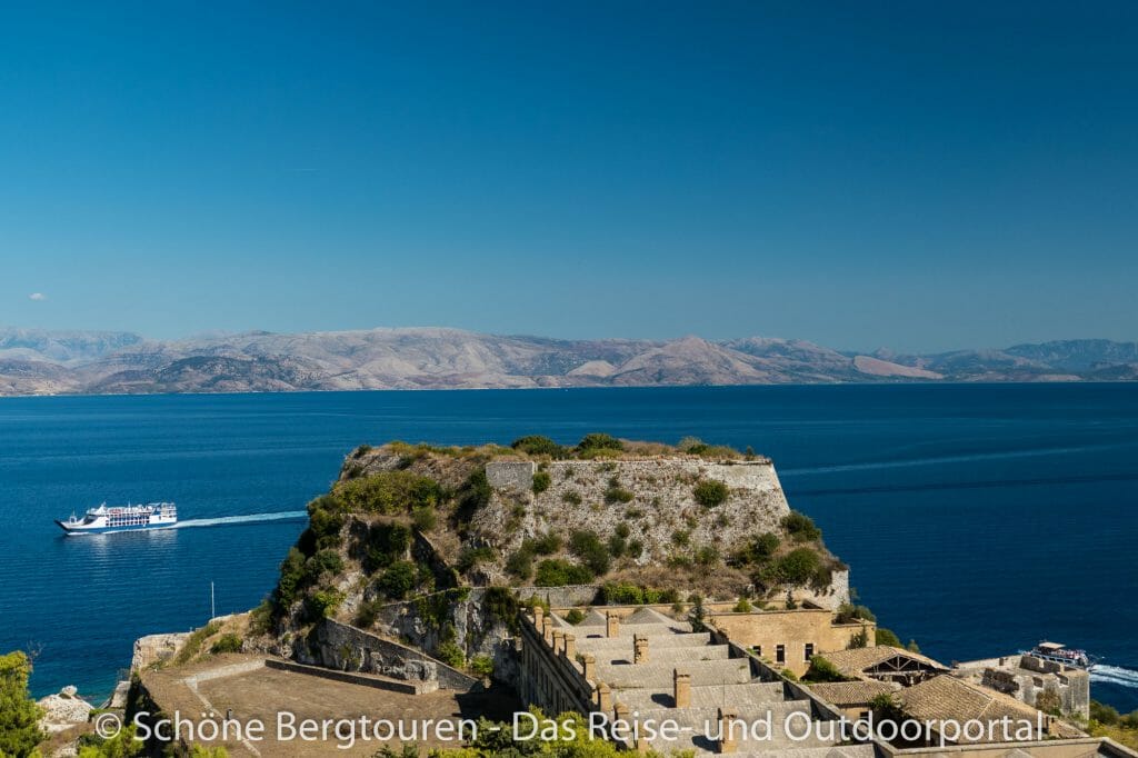 Korfu Stadt - Ausblick Alte Festung